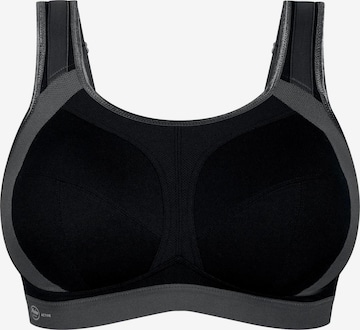 ANITA Bustier BH 'Extreme Control Plus Sport' in Schwarz: Vorderseite