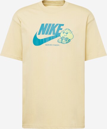 Tricou de la Nike Sportswear pe galben: față