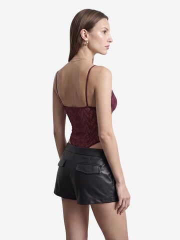 Dilvin Bodysuit 'Blusen' in Red