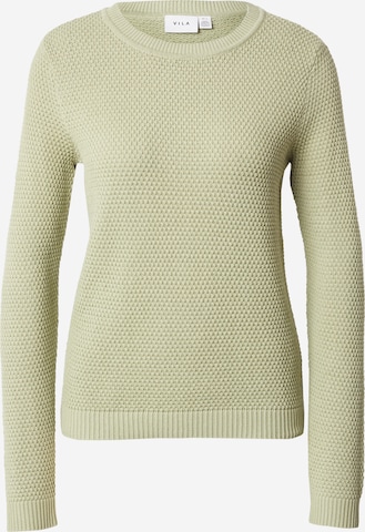 VILA Sweater 'Dalo' in Green: front