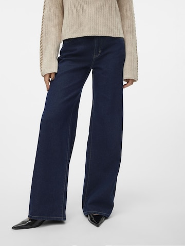 VERO MODA Wide leg Jeans 'VMRemy' in Blauw: voorkant