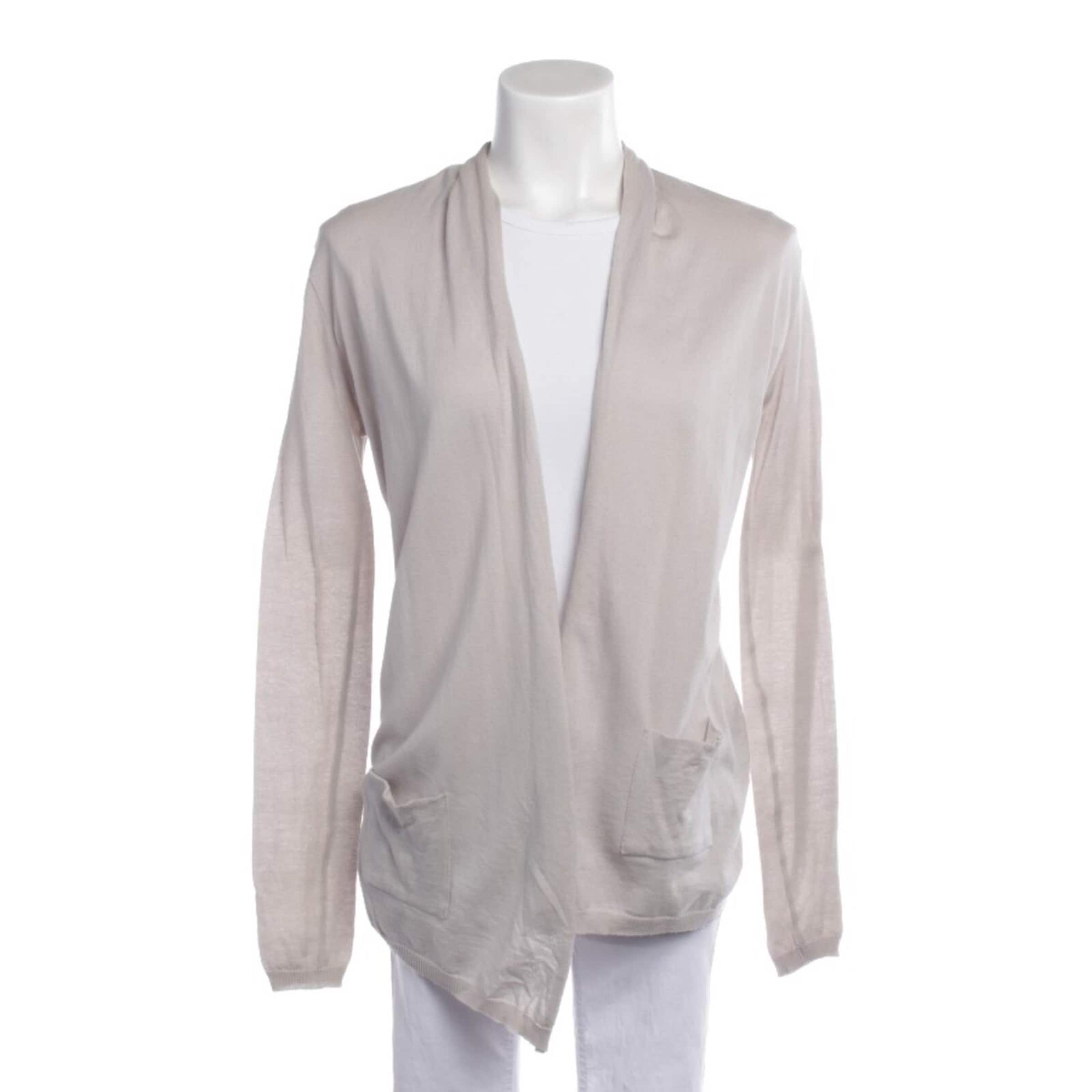 Roberto Collina Pullover / Strickjacke S in Weiß: Vorderseite