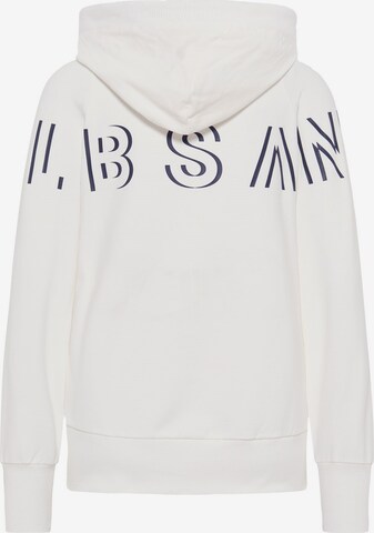 Elbsand Zip-Up Hoodie 'Kine' in White