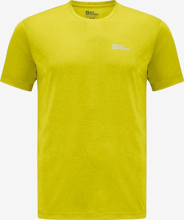 JACK WOLFSKIN Funktionsshirt 'Vonnan' in Gelb: Vorderseite