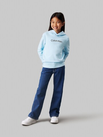 Calvin Klein Jeans Sweatshirt in Blauw