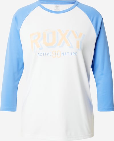 Tricou funcțional ROXY pe albastru / albastru deschis / galben / alb, Vizualizare produs
