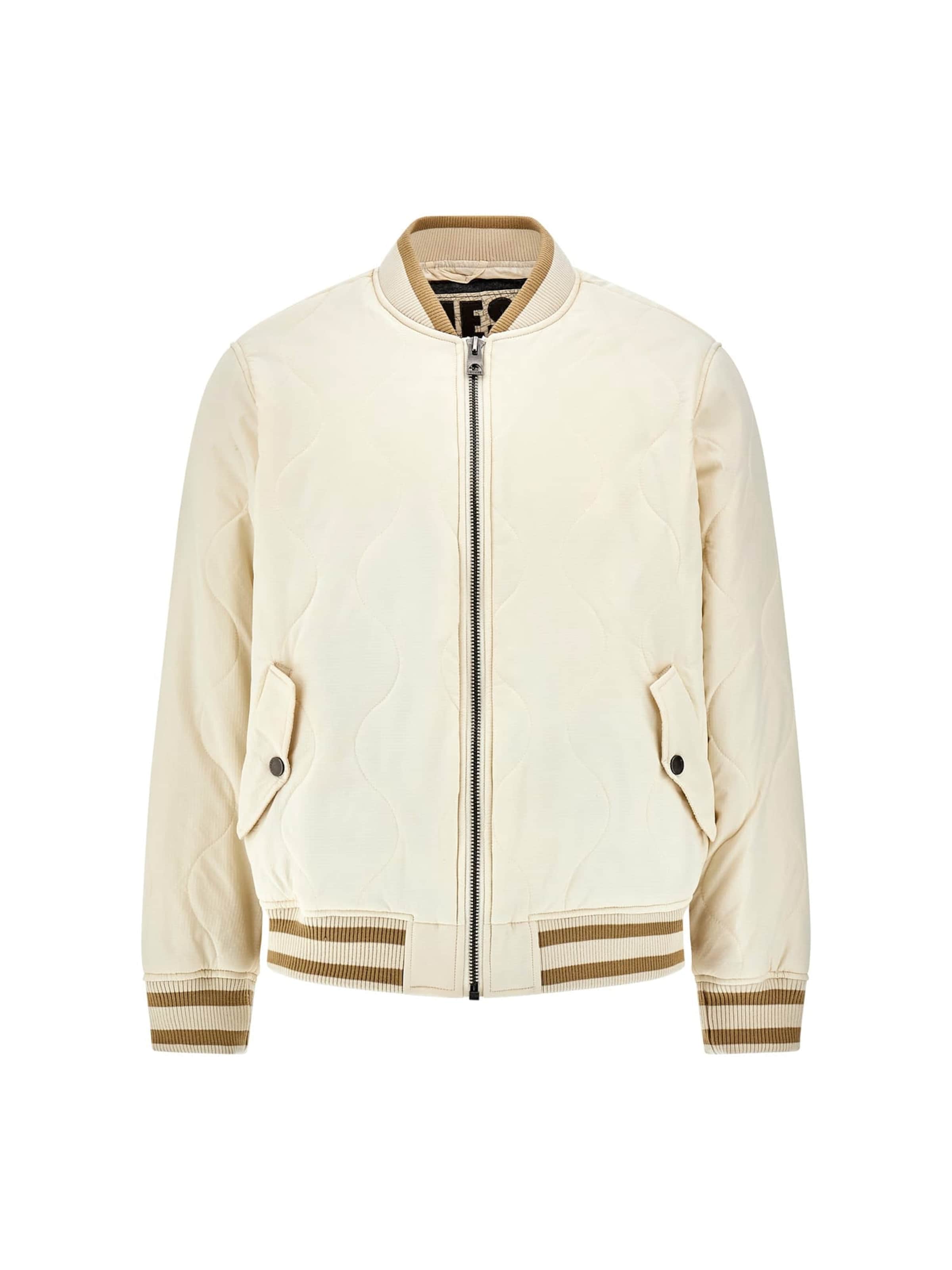 GUESS Between-Season Jacket in Ecru / Dark beige, Item view