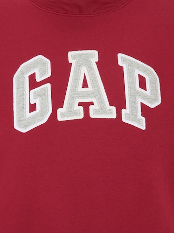 Gap Petite Sweatshirt 'HERITAGE' in Rot