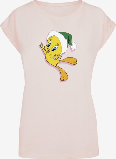 ABSOLUTE CULT T-Shirt 'Looney Tunes - Tweety Christmas Hat' in mischfarben / puder, Produktansicht