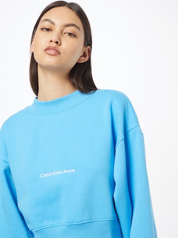 Calvin Klein Jeans Sweatshirt in Blau