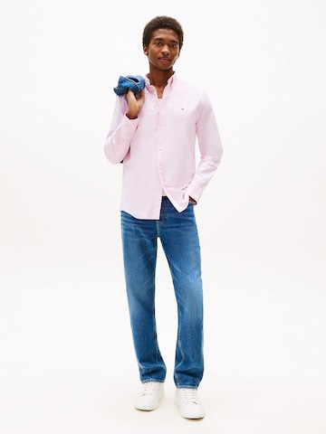 TOMMY HILFIGER Regular fit Overhemd 'Heritage' in Roze