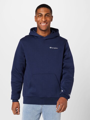 Champion Authentic Athletic Apparel Sweatshirt in Blau: predná strana