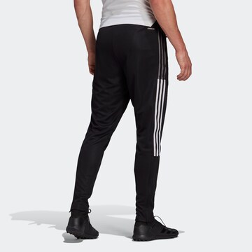 Tapered Pantaloni sportivi 'Tiro 21' di ADIDAS SPORTSWEAR in nero