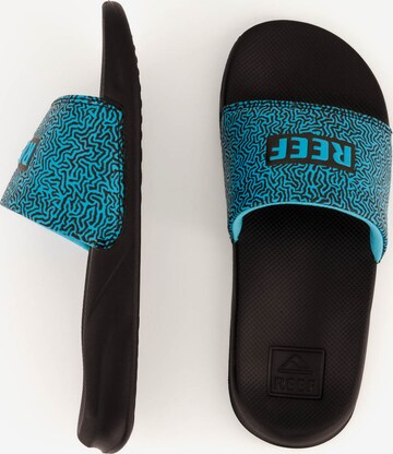 Claquettes / Tongs 'Kids One Slide' REEF en bleu : devant