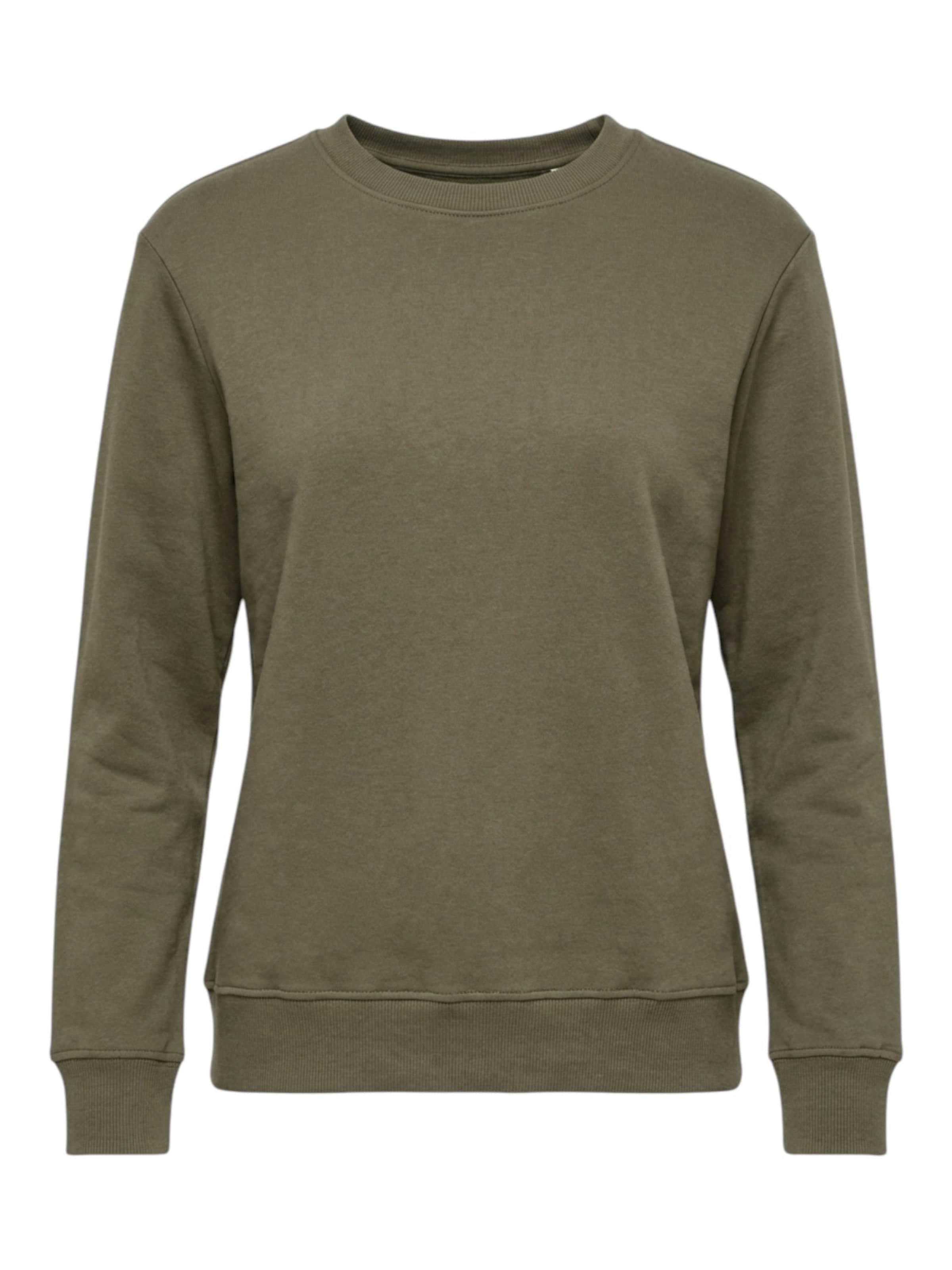 TEESHOPPEN Sweatshirt in Green: front