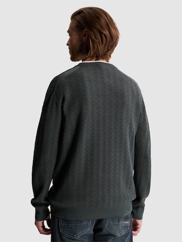 CAST IRON Pullover 'Pullover with crewneck and two-tone texture' i beige