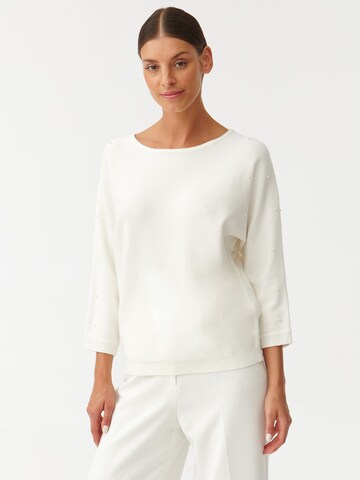 TATUUM Sweater 'PERLO' in White: front