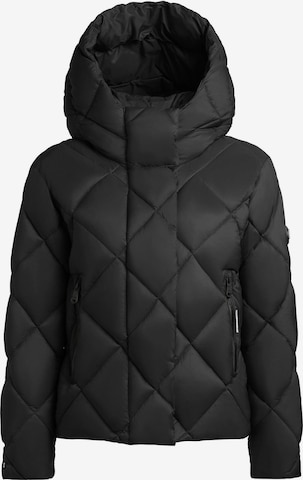 khujo Winterjacke 'Lilian' in Schwarz: Vorderseite