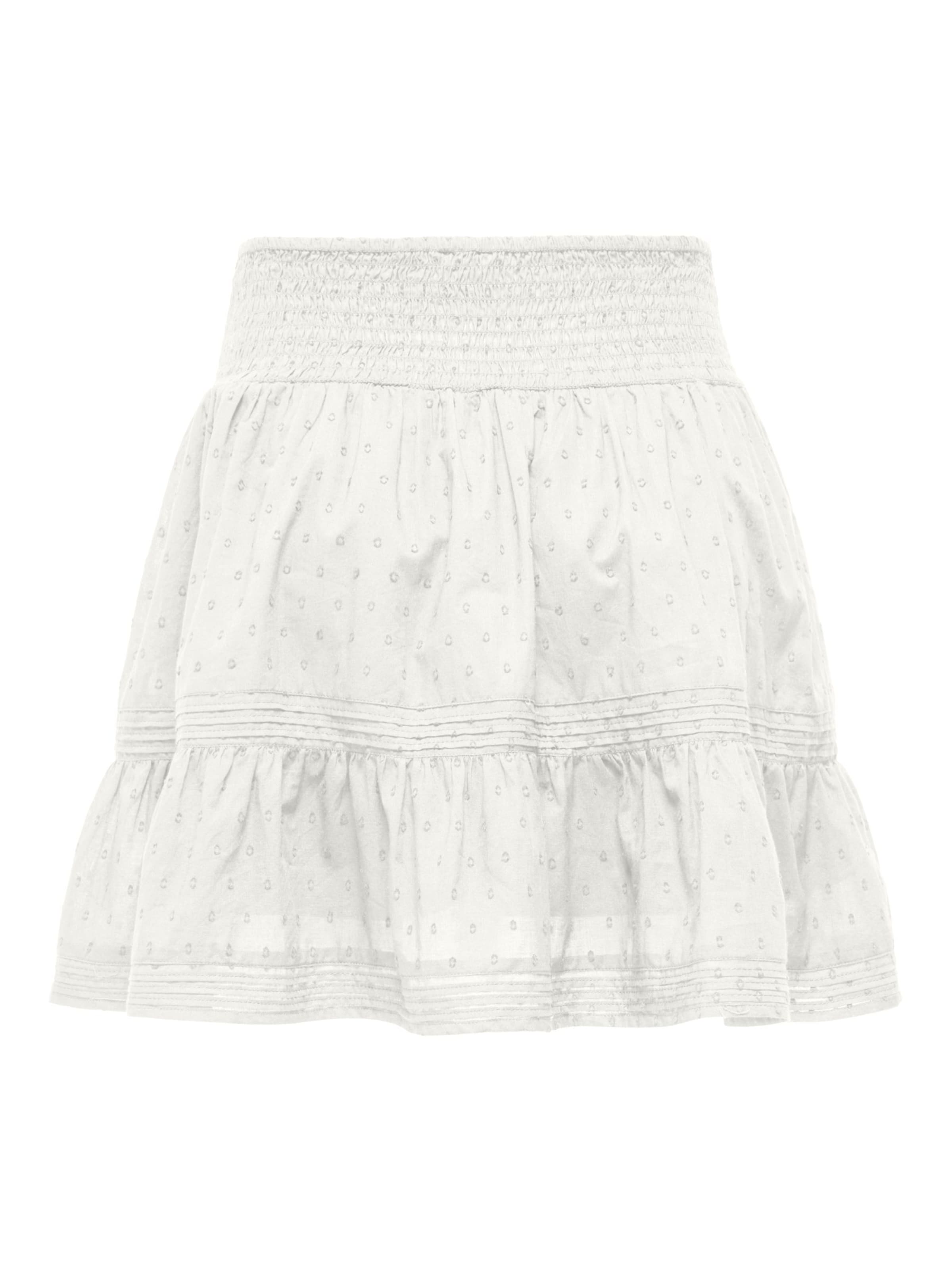Jupe 'ONLKatti' ONLY en blanc