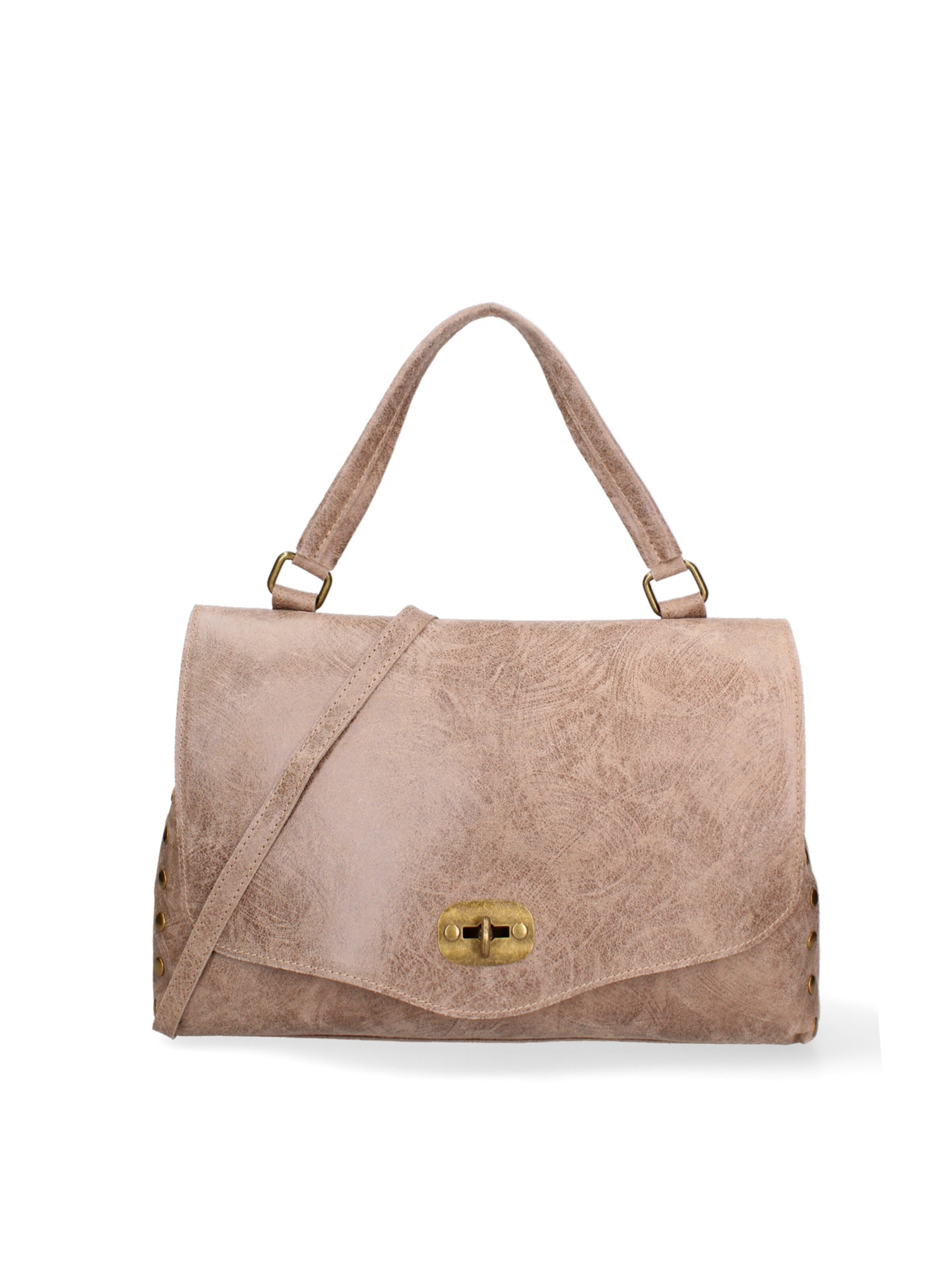 Gave Lux Handbag in Beige: front