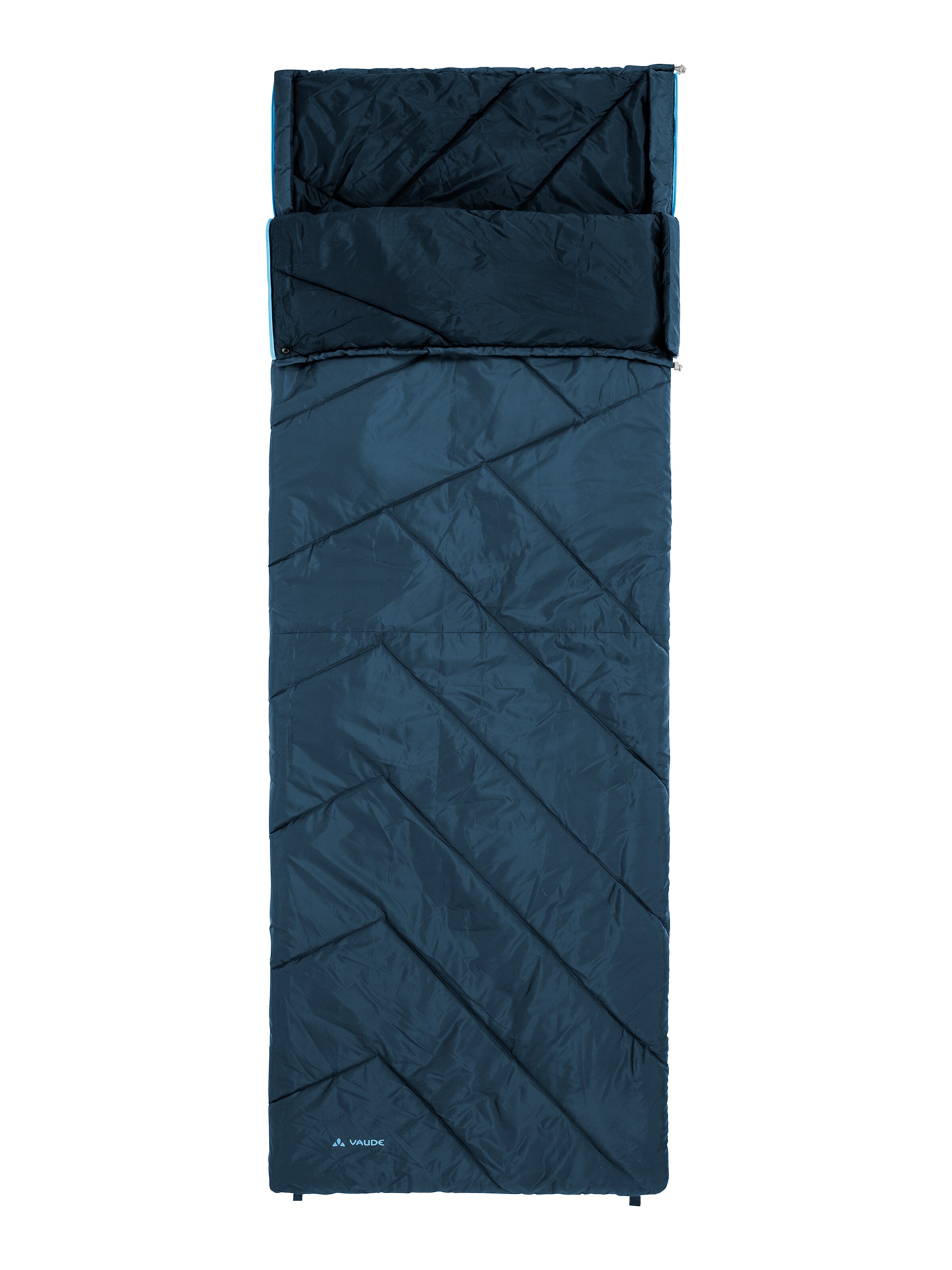 VAUDE Slaapzak 'Navajo 100 II SYN' in Blauw: voorkant