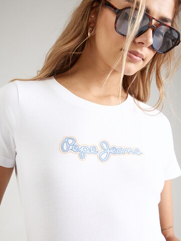 Pepe Jeans Μπλουζάκι σε λευκό