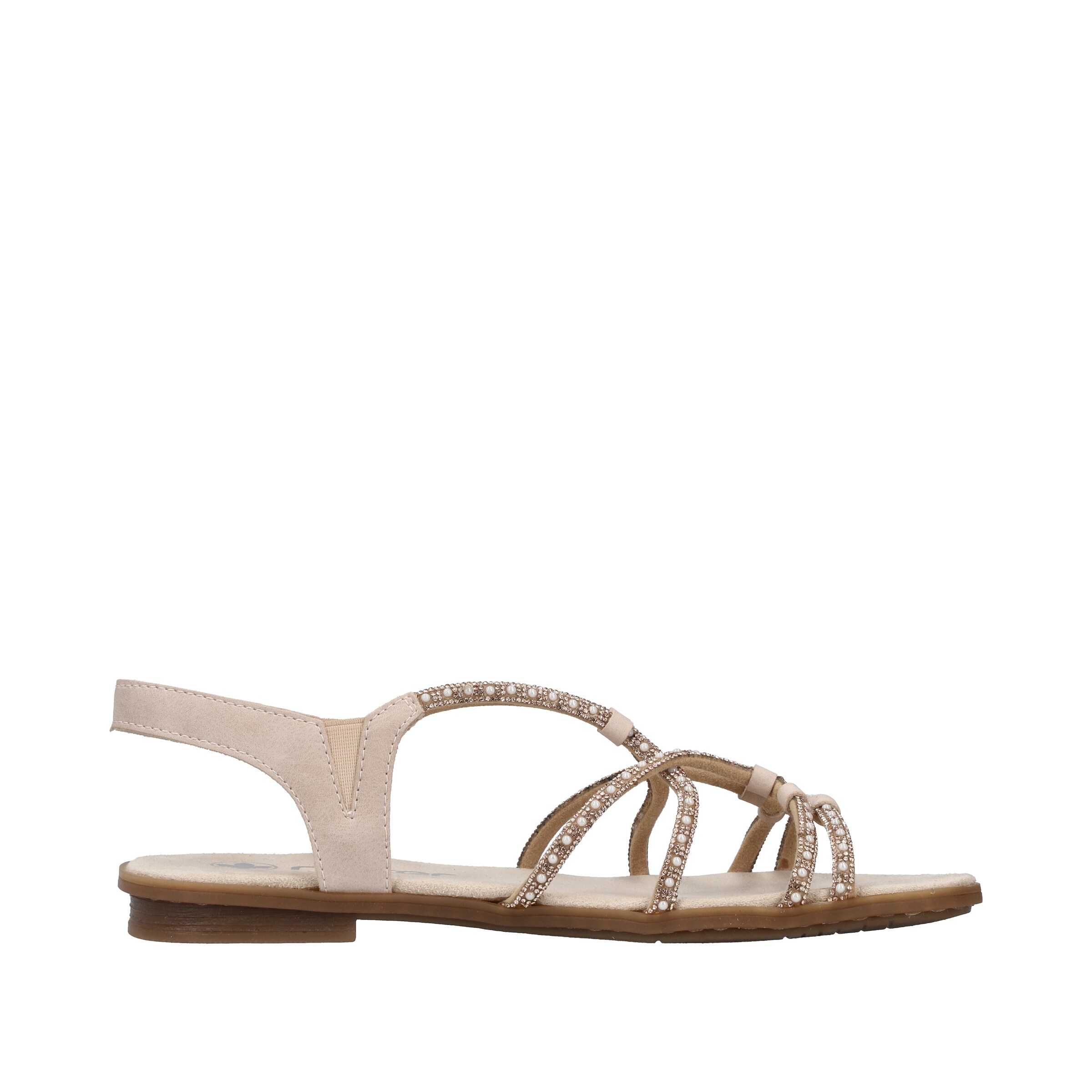 Rieker Strap Sandals '64270' in Beige