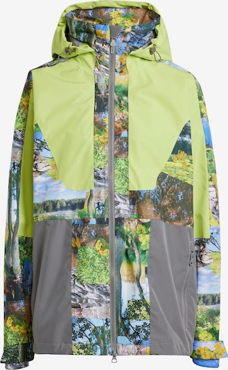 ADIDAS BY STELLA MCCARTNEY Chaqueta de montaña 'TrueNature Earth Collage ' en azul / azul claro / gris / lima, Vista del producto
