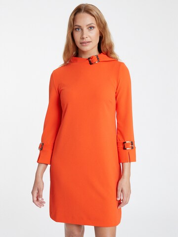Ana Alcazar Jurk 'Sidani' in Oranje: voorkant