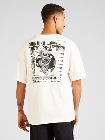 JACK & JONES - Camiseta 'SHIBUYA' en beige