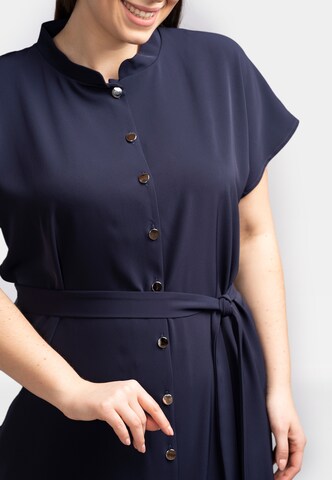 Karko Shirt Dress in Blue