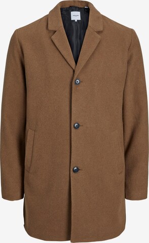 JACK & JONES Between-Seasons Coat 'Zac' in Brown: front