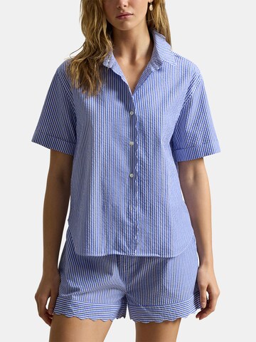 Pyjama ' Scallop Seersucker ' Polo Ralph Lauren en bleu