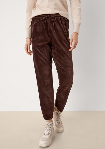 Loosefit Pantalon s.Oliver en marron