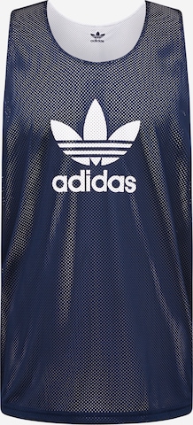 ADIDAS ORIGINALS Shirt 'Adicolor Classics Trefoil' in Blauw: voorkant