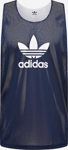 ADIDAS ORIGINALS Tričko 'Adicolor Classics Trefoil' – modrá: přední strana