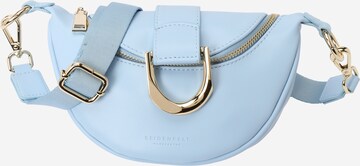 Seidenfelt Manufaktur - Bolso de hombro en azul: frente