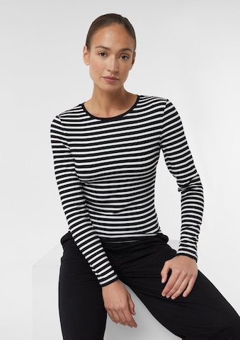 T-shirt comma casual identity en noir : devant