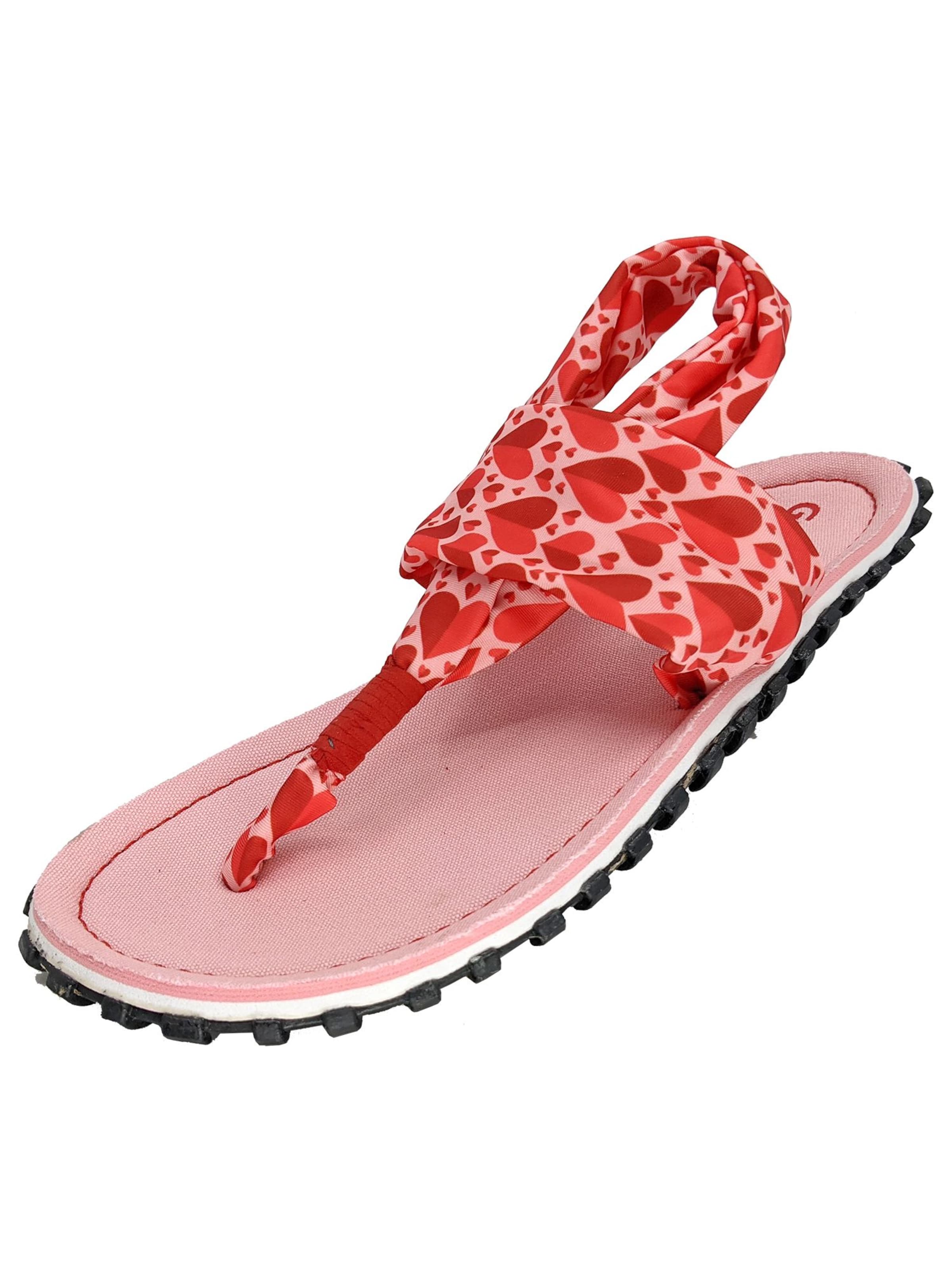 Gumbies T-Bar Sandals 'Gumbies Slingbacks' in Pink: front