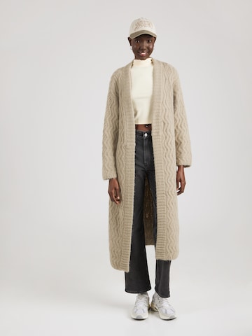 Cardigan Monki en beige : devant