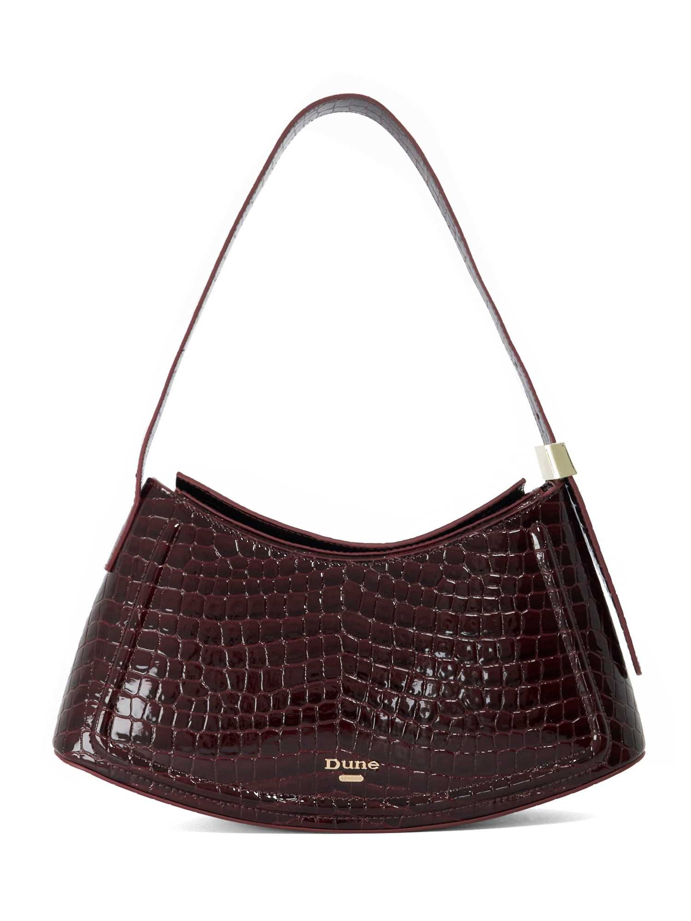 Dune LONDON Schultertasche 'Dependent' in Rot: Vorderseite