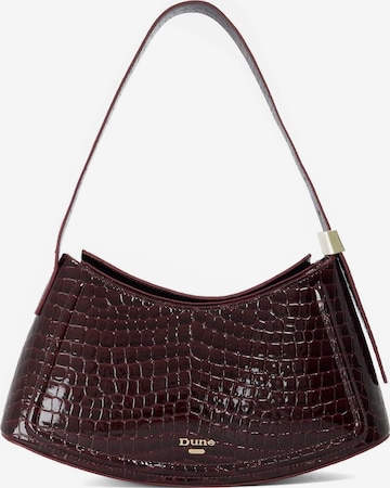 Dune LONDON Schultertasche 'Dependent' in Rot: Vorderseite