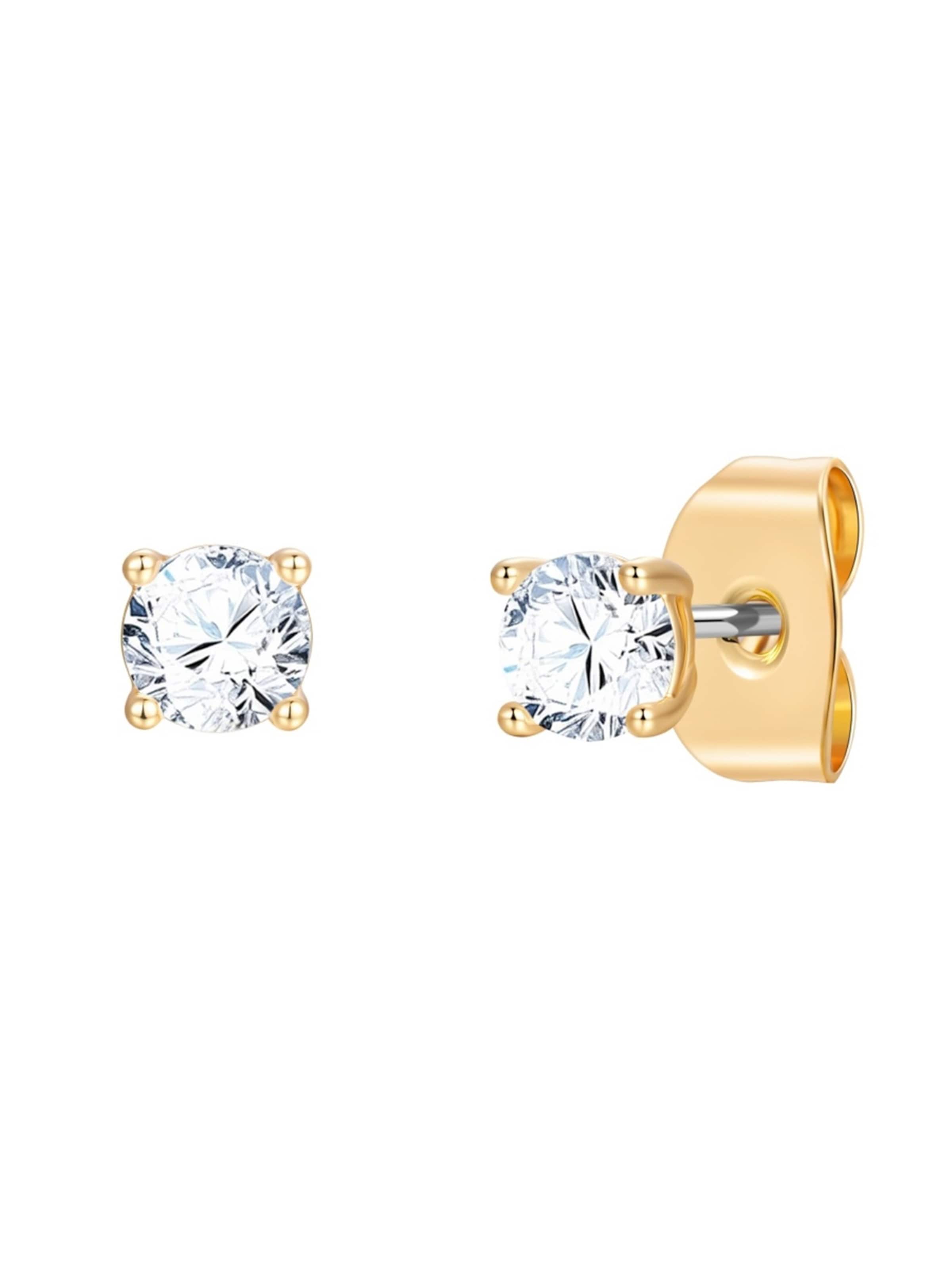 Lulu & Jane Earrings in Gold: front