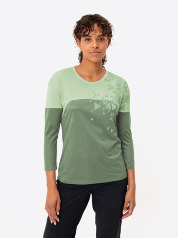 VAUDE Functioneel shirt 'Moab LS T V' in Groen: voorkant