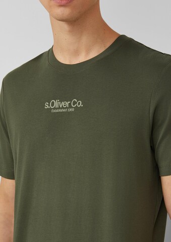 T-Shirt s.Oliver en vert