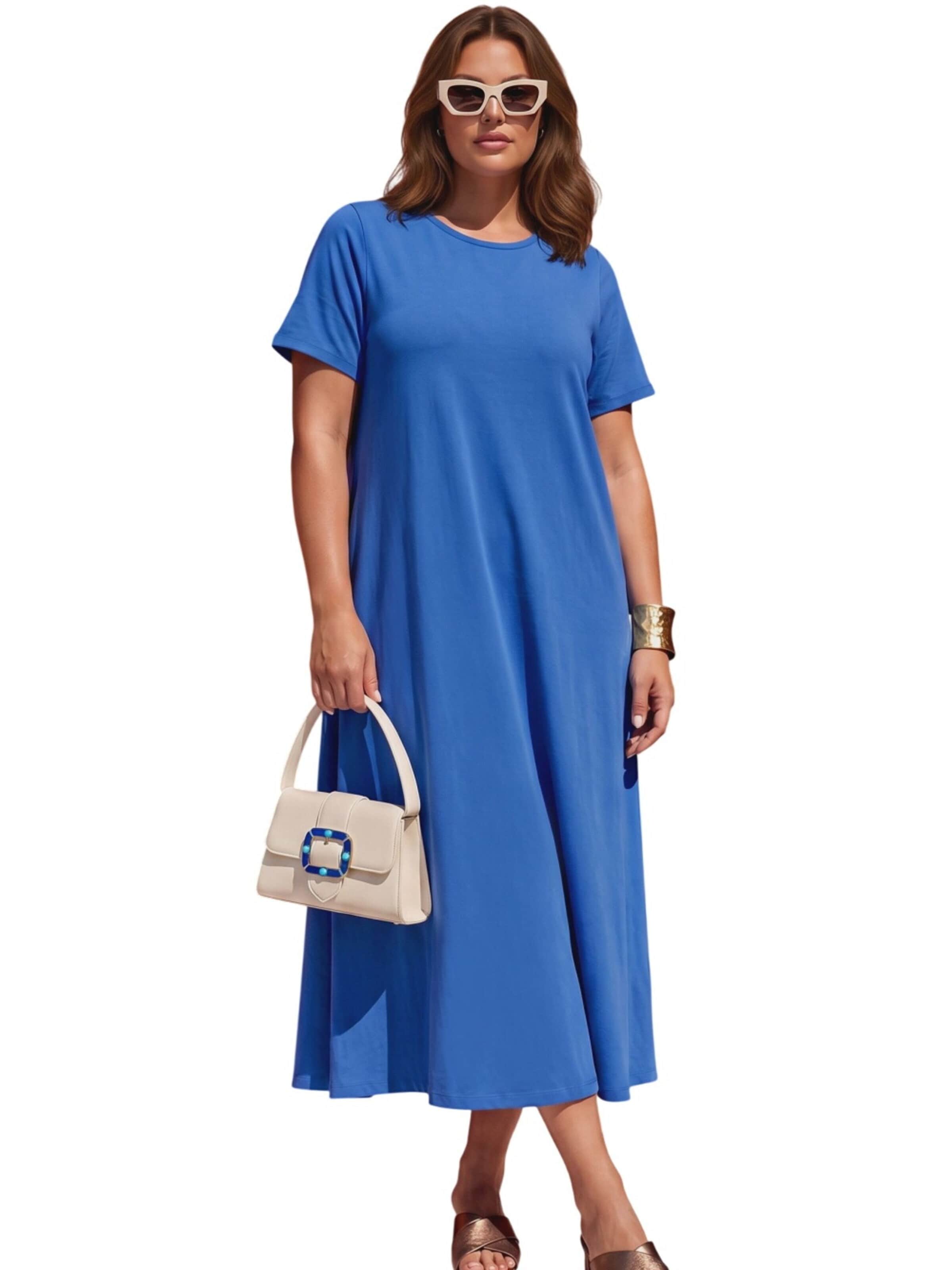 Shape Of You Dress in Blue