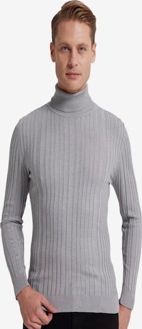 Vestes en maille D’S Damat en gris : devant