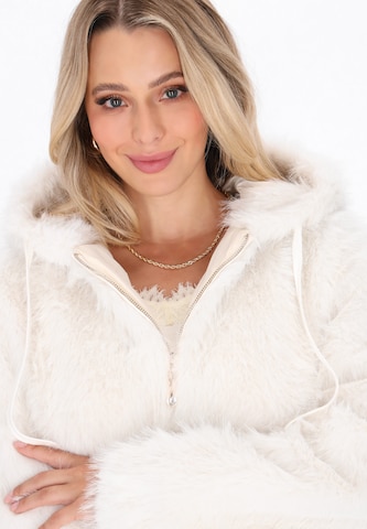 Veste mi-saison faina en blanc