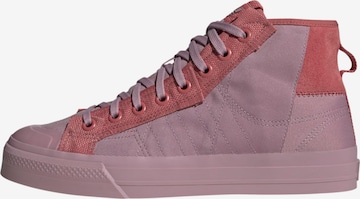 ADIDAS ORIGINALS Sneakers hoog 'Nizza Hi Parley' in Lila: voorkant