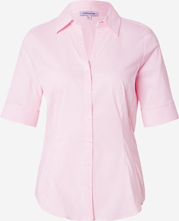 Chemisier MORE & MORE en rose : devant